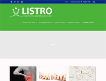 Tablet Screenshot of drlistro.com